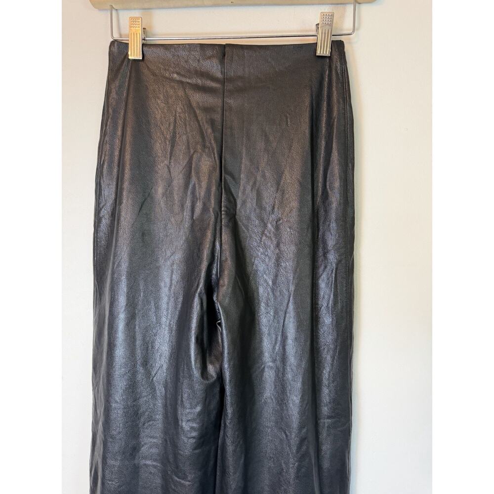 Commando Women’s Faux Leather Wide Leg Pants, Black, Medium $188 NEW - Picture 11 of 11